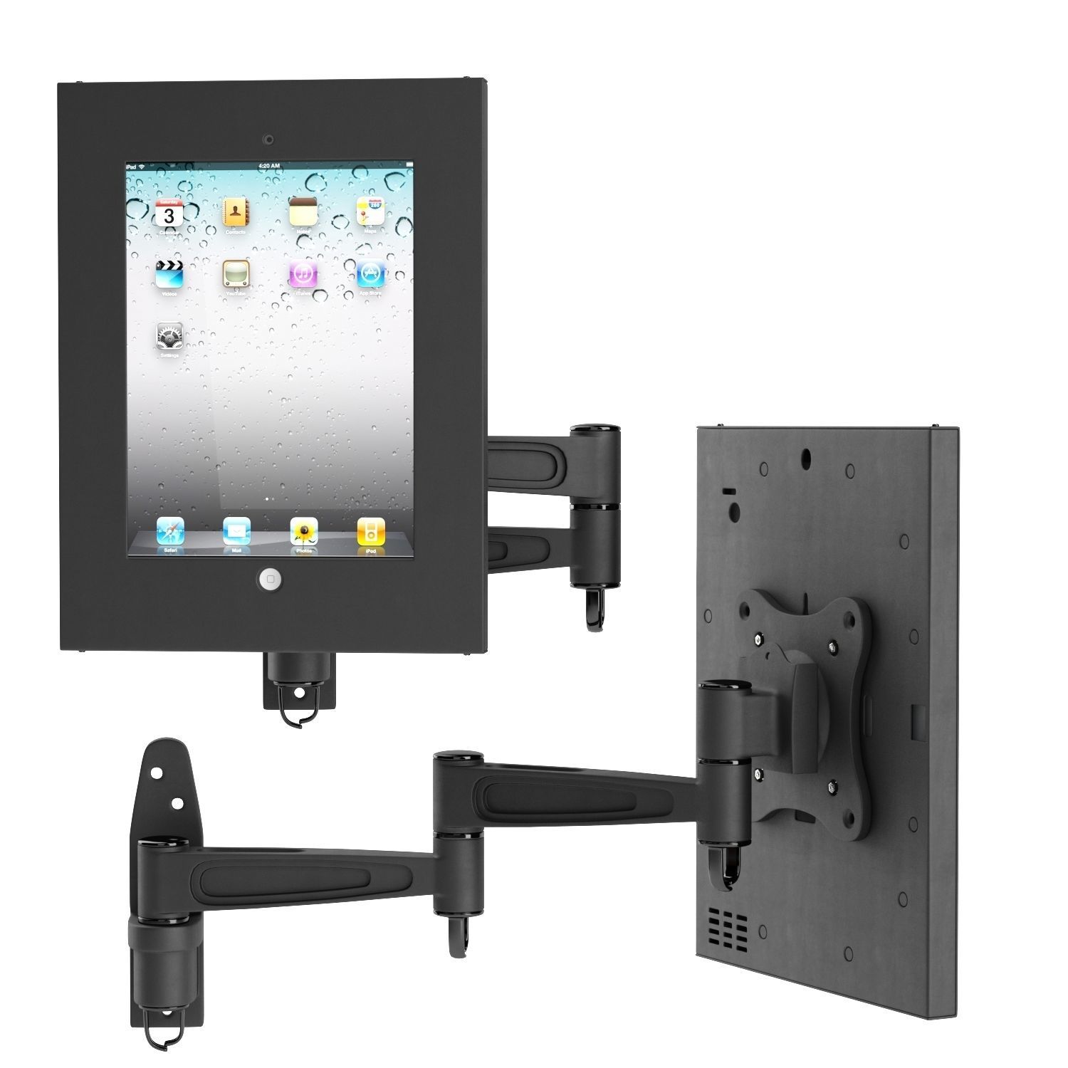 Wall Mount Mount it ipad pro Menu for Cafe Restaurant 3D model_2