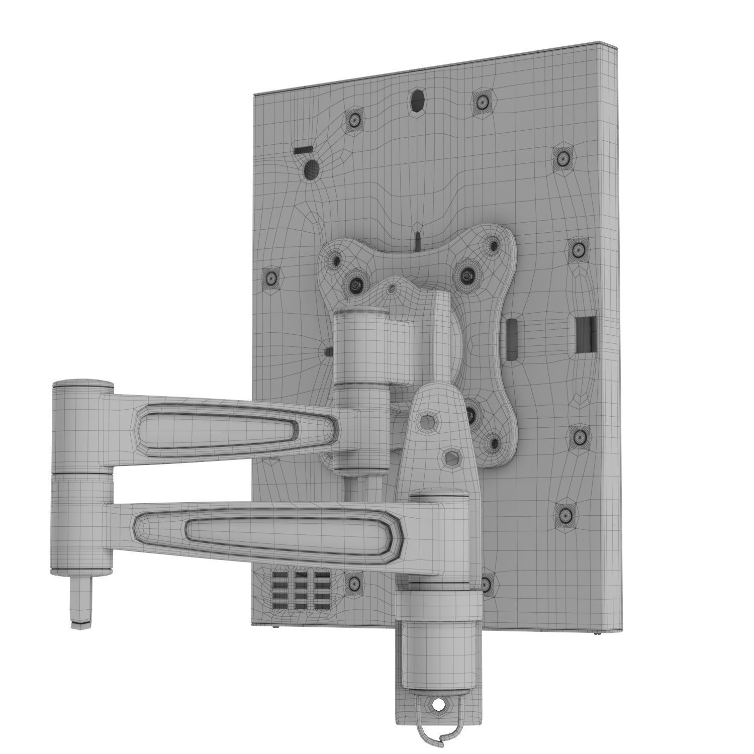Wall Mount Mount it ipad pro Menu for Cafe Restaurant 3D model_12