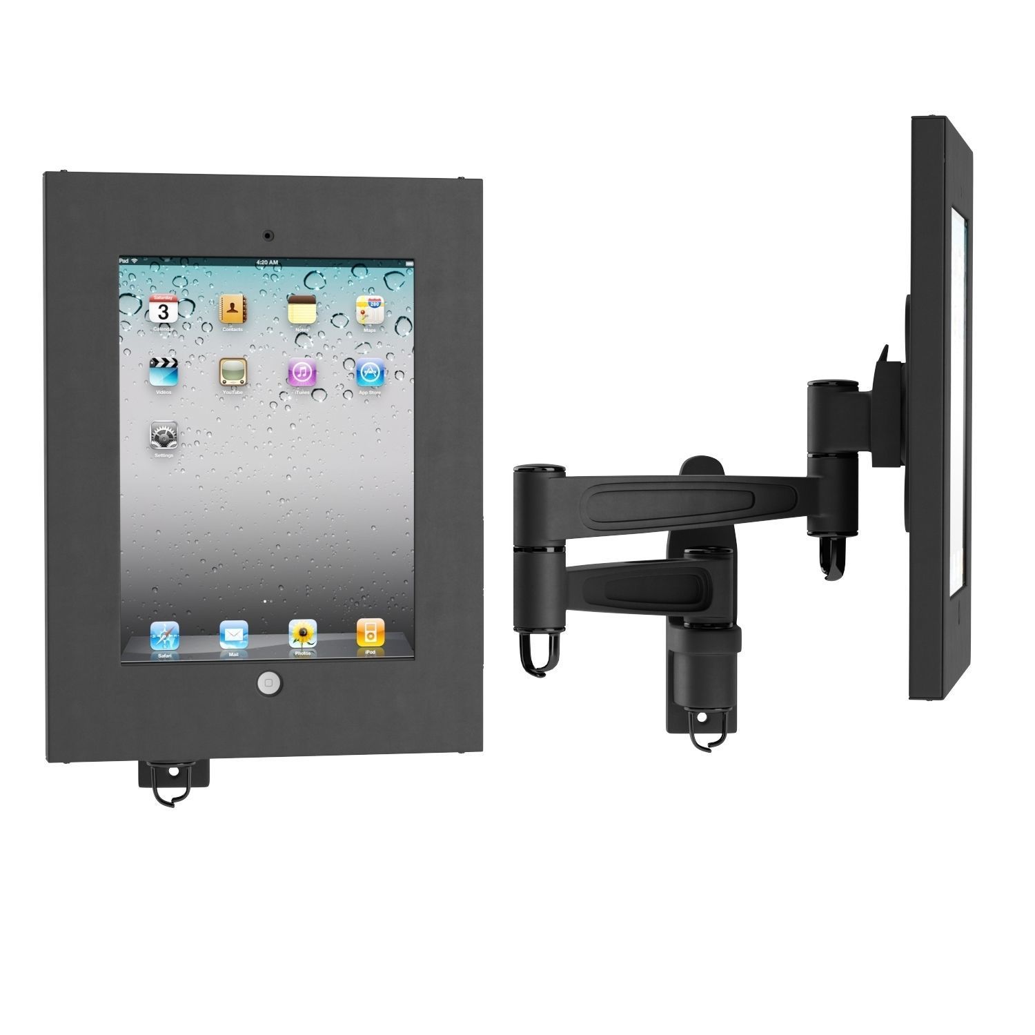 Wall Mount Mount it ipad pro Menu for Cafe Restaurant 3D model_1