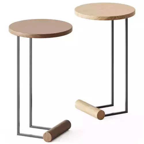 Wooden Horizon Side Table by Citta Design