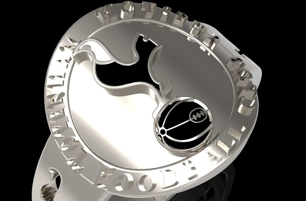 totenham 4 logo of tottenham hotspur football club 3D print model_4