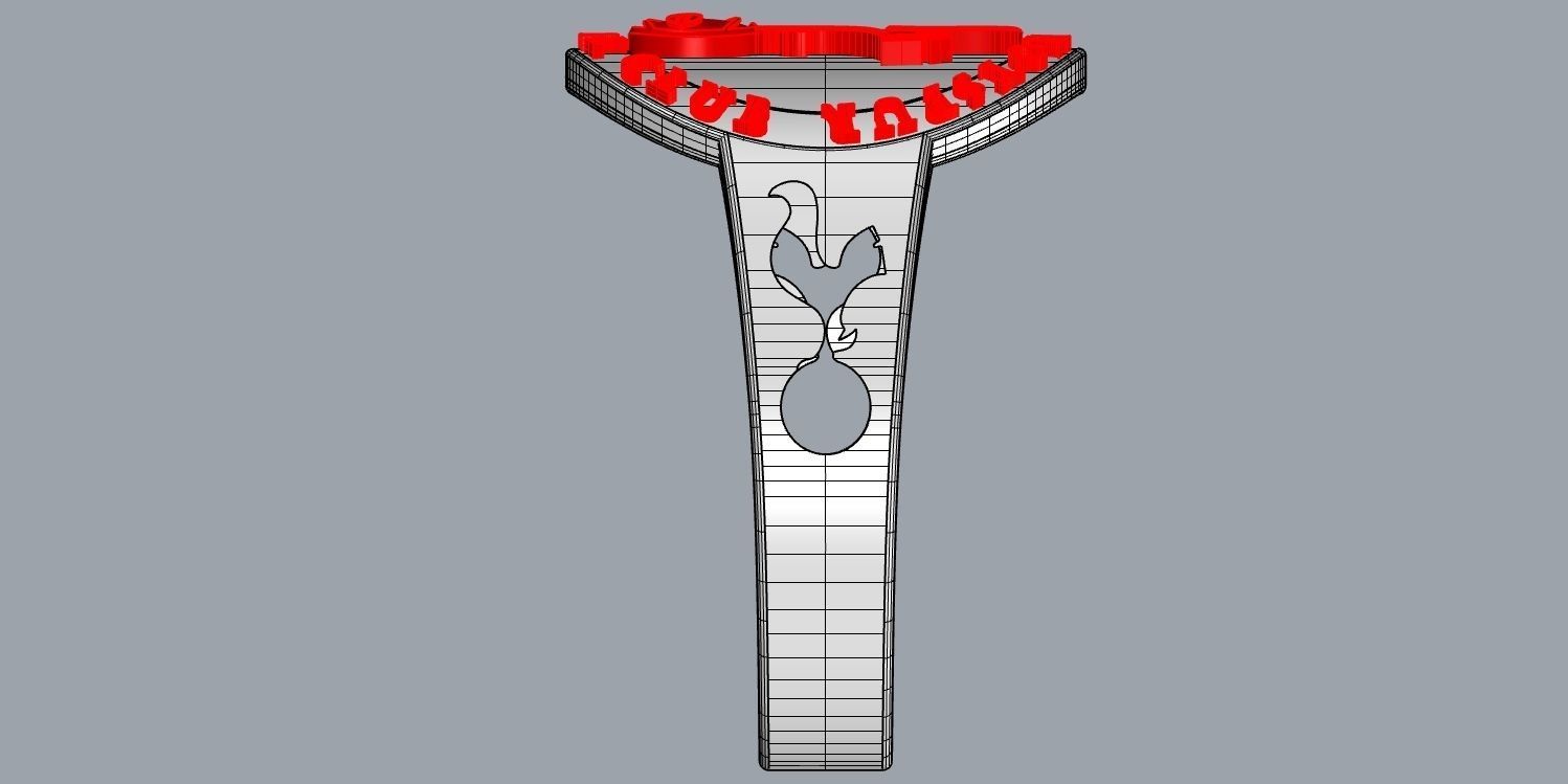 totenham 4 logo of tottenham hotspur football club 3D print model_22
