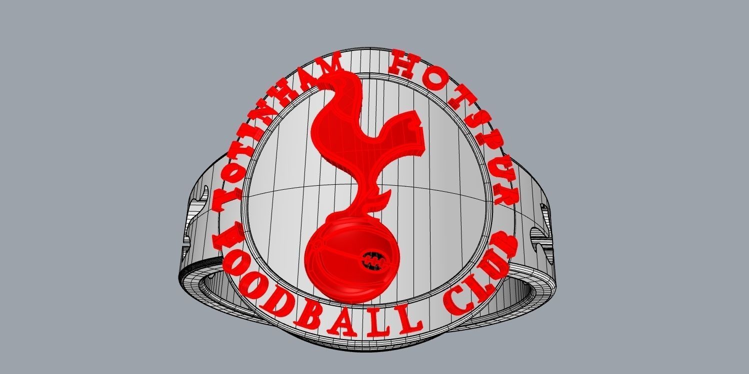 totenham 4 logo of tottenham hotspur football club 3D print model_17