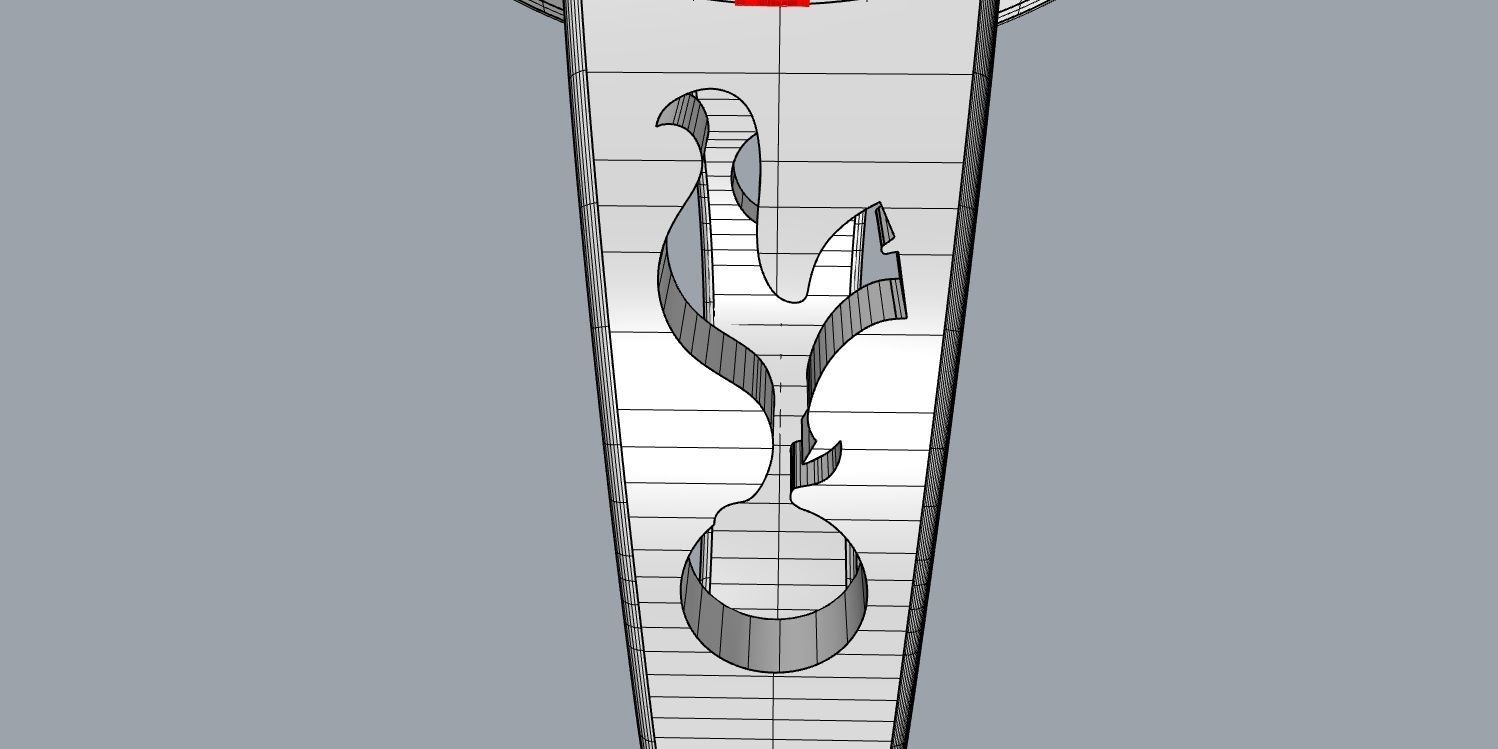 totenham 4 logo of tottenham hotspur football club 3D print model_26