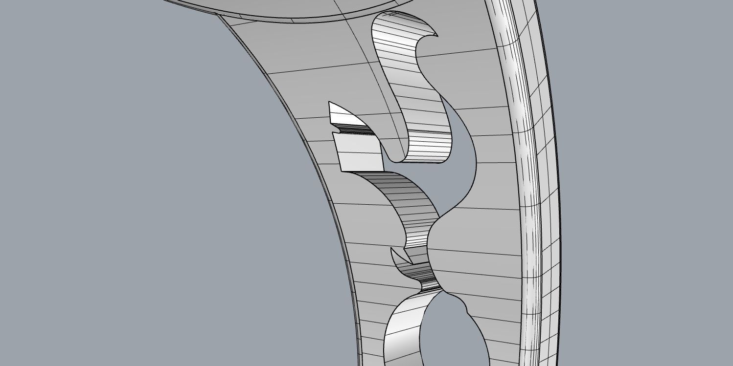 totenham 5 logo for tottenham hotspur football club 3D print model_7