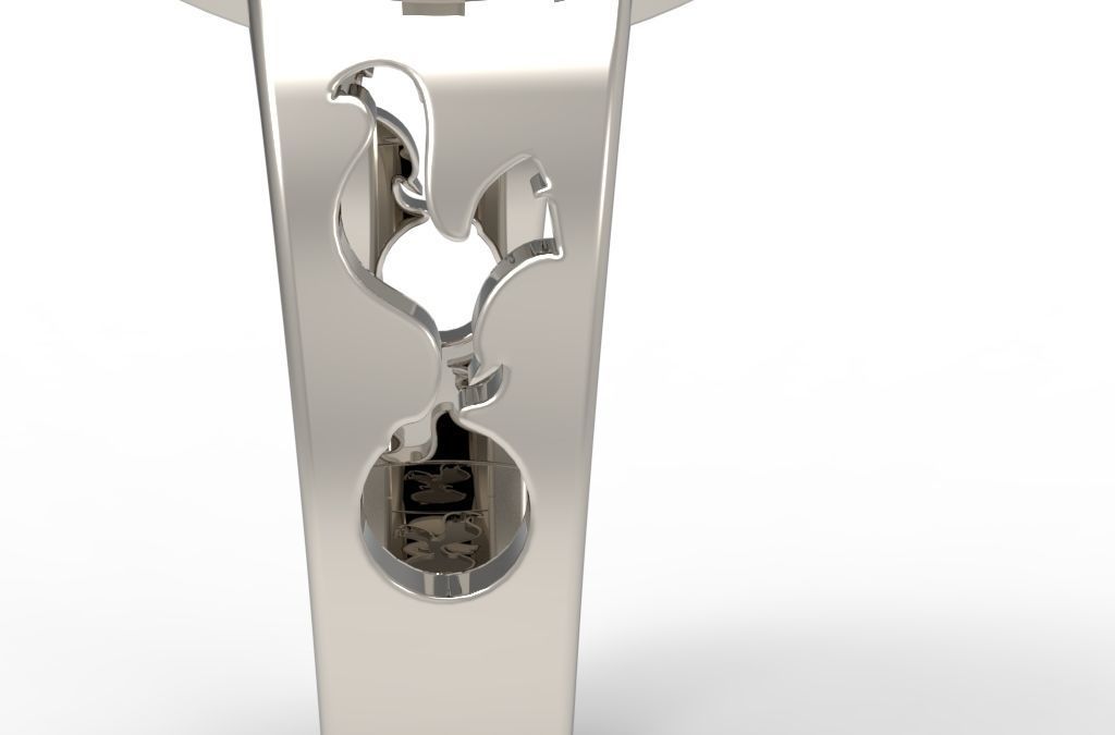 totenham 5 logo for tottenham hotspur football club 3D print model_32