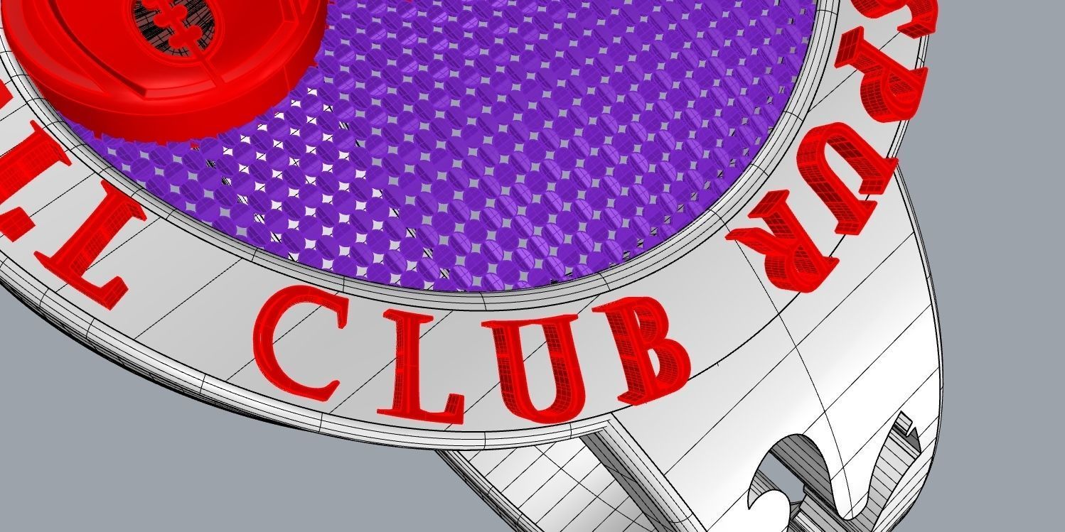 totenham 5 logo for tottenham hotspur football club 3D print model_13