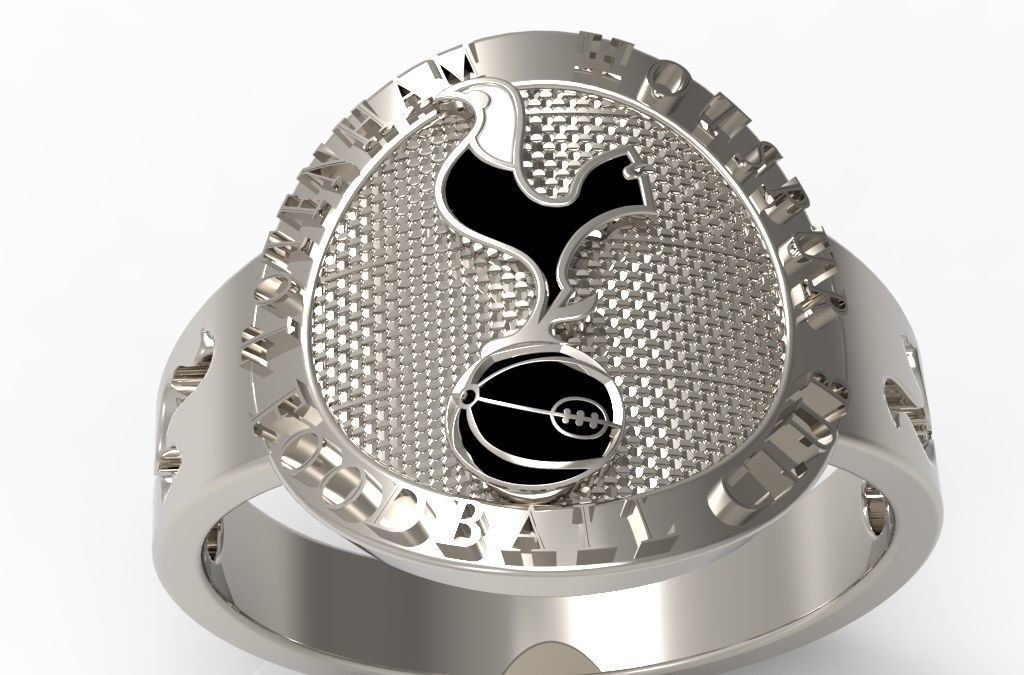 totenham 5 logo for tottenham hotspur football club 3D print model_4