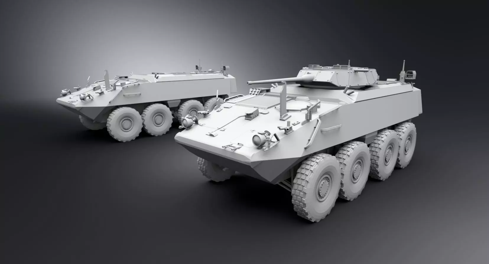 Mowag Piranha IIIC Scale model  3D print model_0