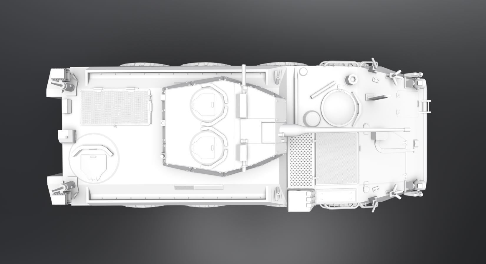 Mowag Piranha IIIC Scale model  3D print model_3