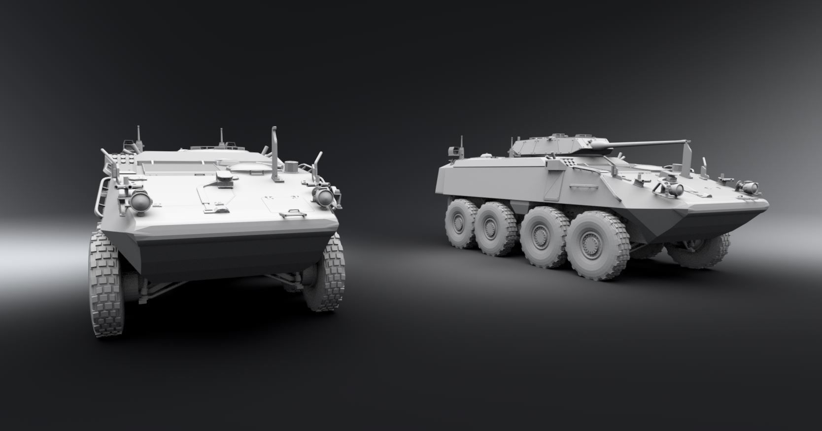 Mowag Piranha IIIC Scale model  3D print model_5