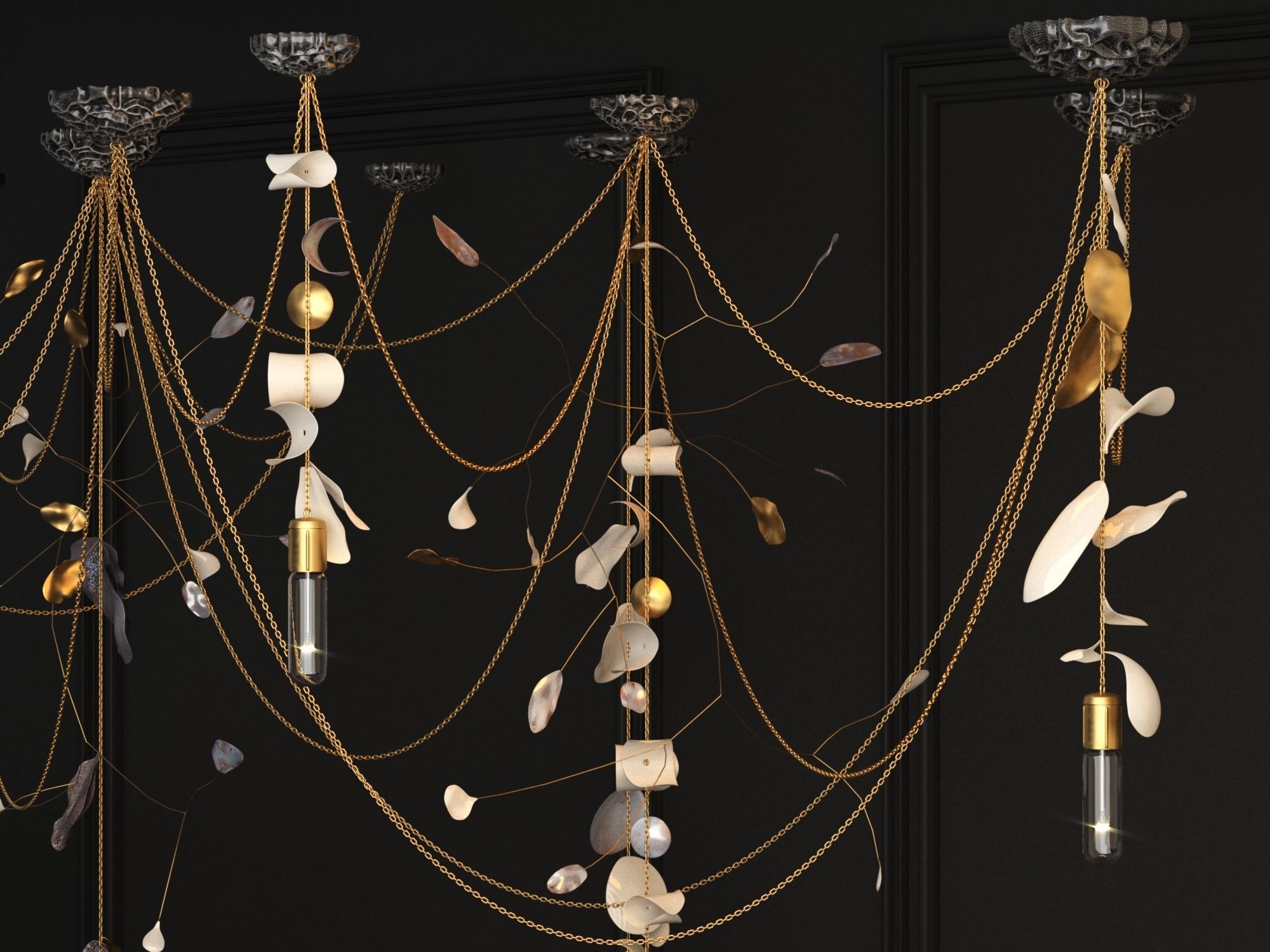 Commision Lamp By Lindsey Adelman 3D model_7