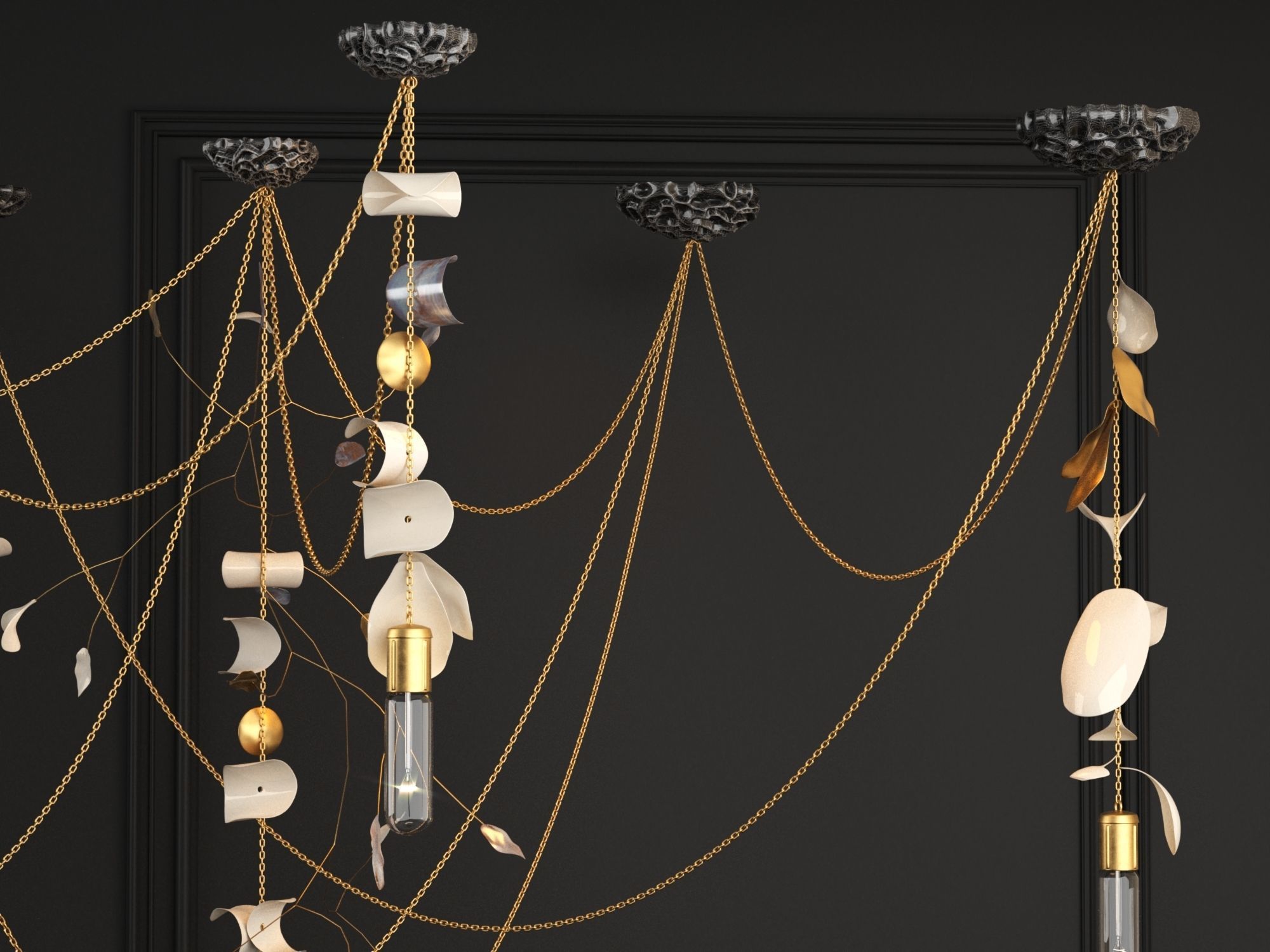 Commision Lamp By Lindsey Adelman 3D model_3