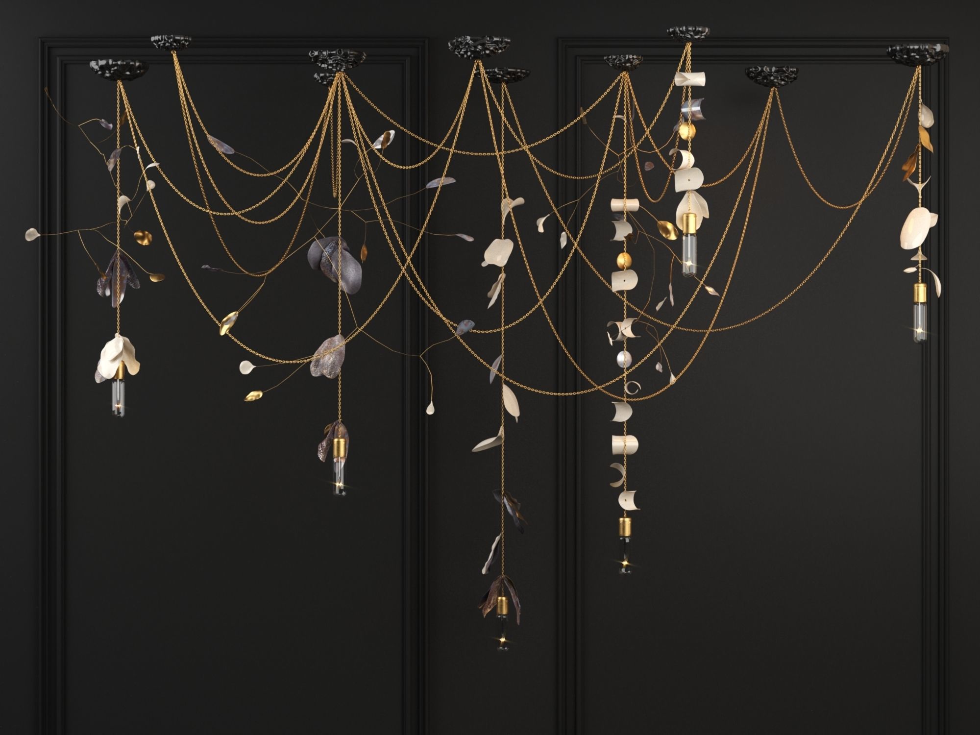 Commision Lamp By Lindsey Adelman 3D model_1