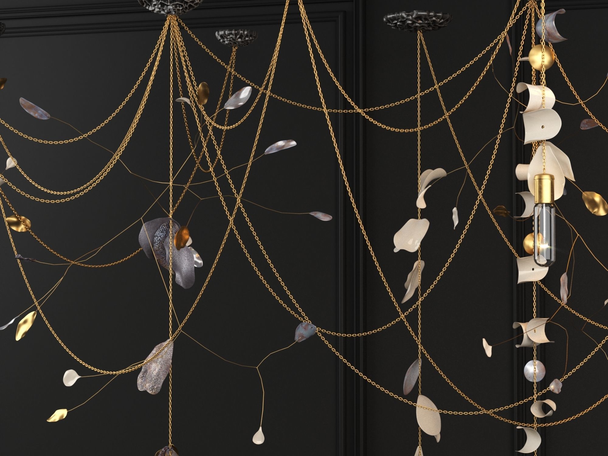 Commision Lamp By Lindsey Adelman 3D model_4