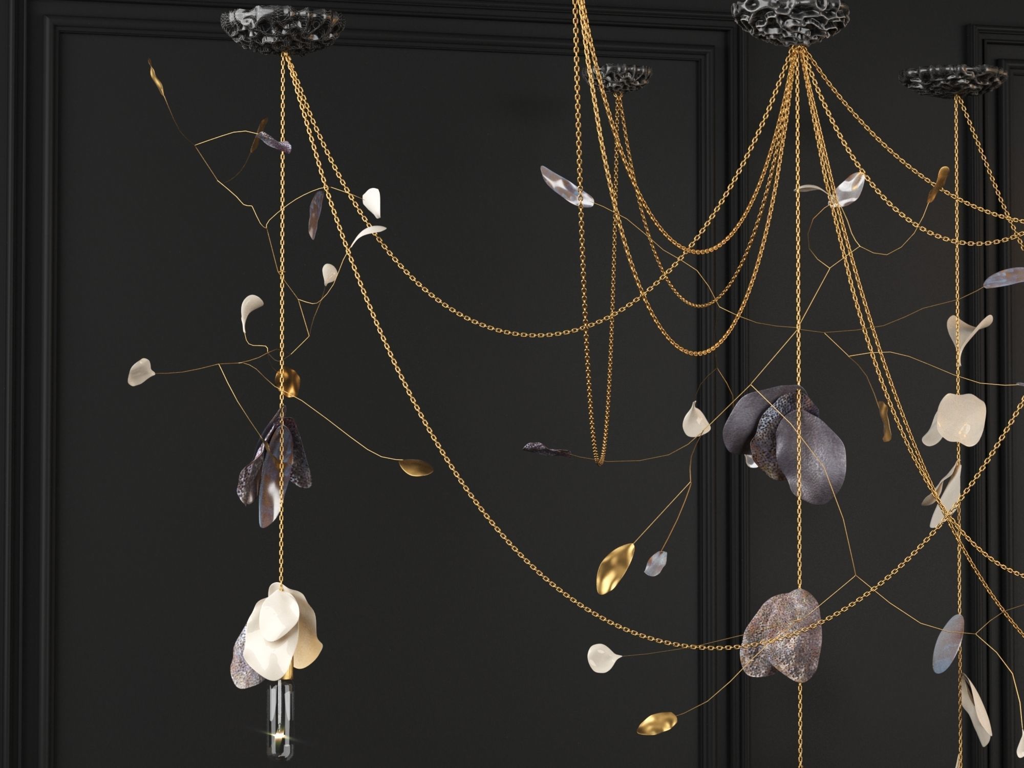 Commision Lamp By Lindsey Adelman 3D model_2