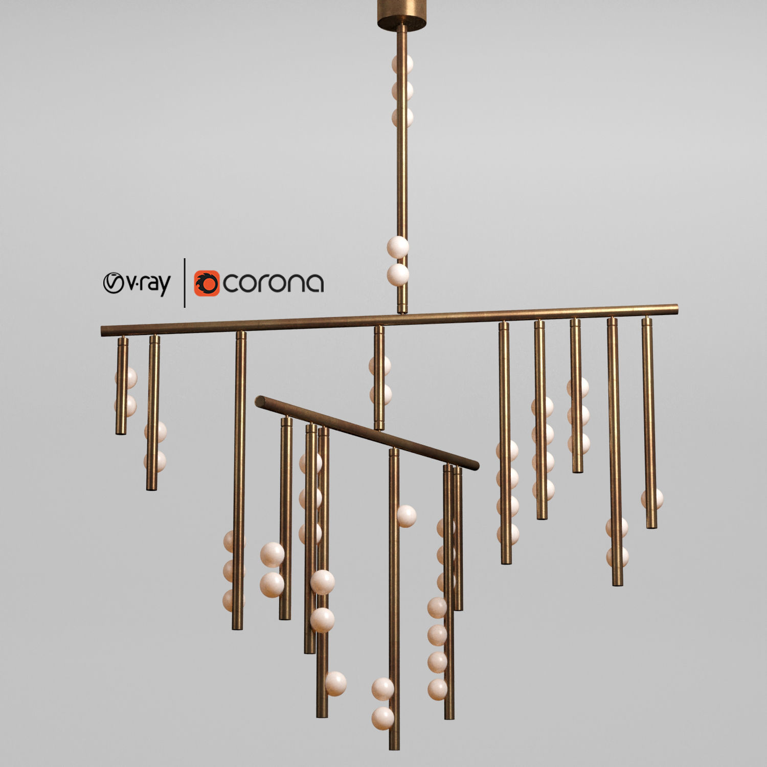 Drop System Ds 47 Light Lindsey Adelman 3D model_1