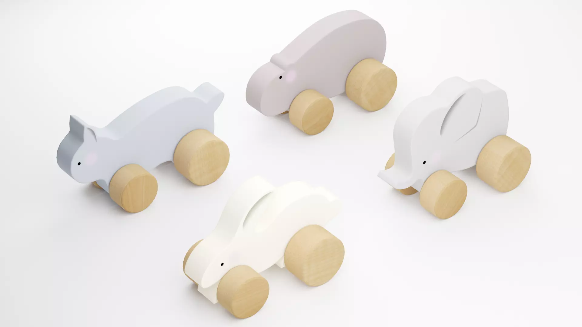 Wooden Toys 3D model_0