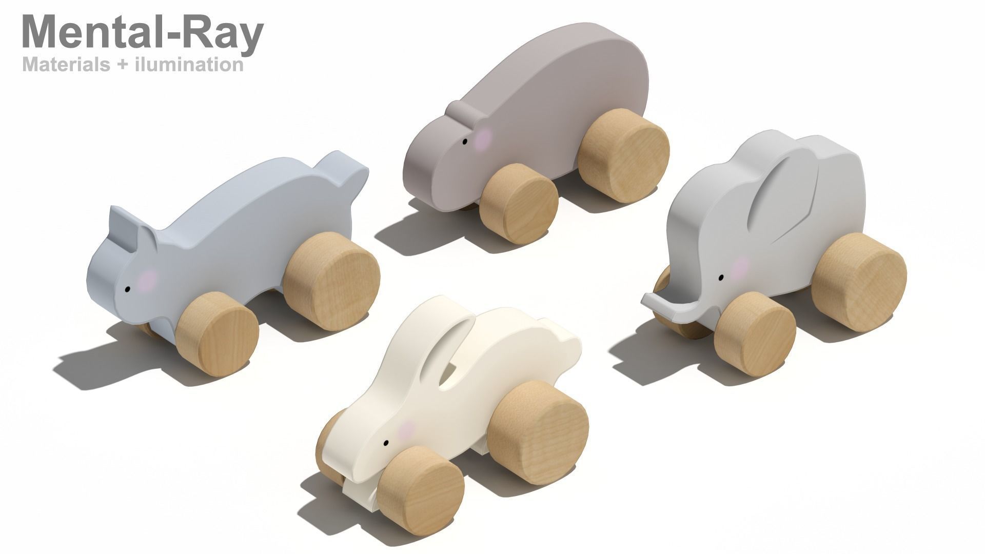 Wooden Toys 3D model_19
