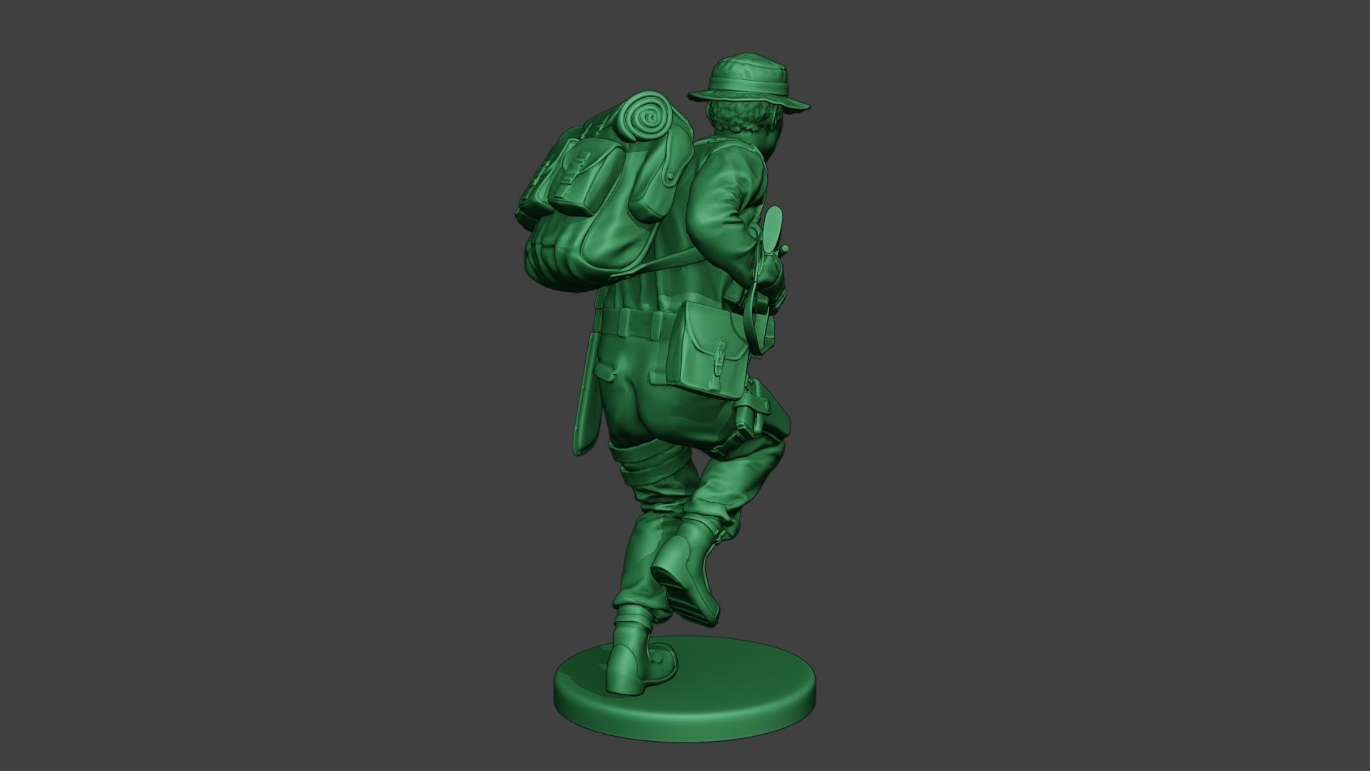 Modern Jungle Soldier Run2 MJS1 3D print model_7
