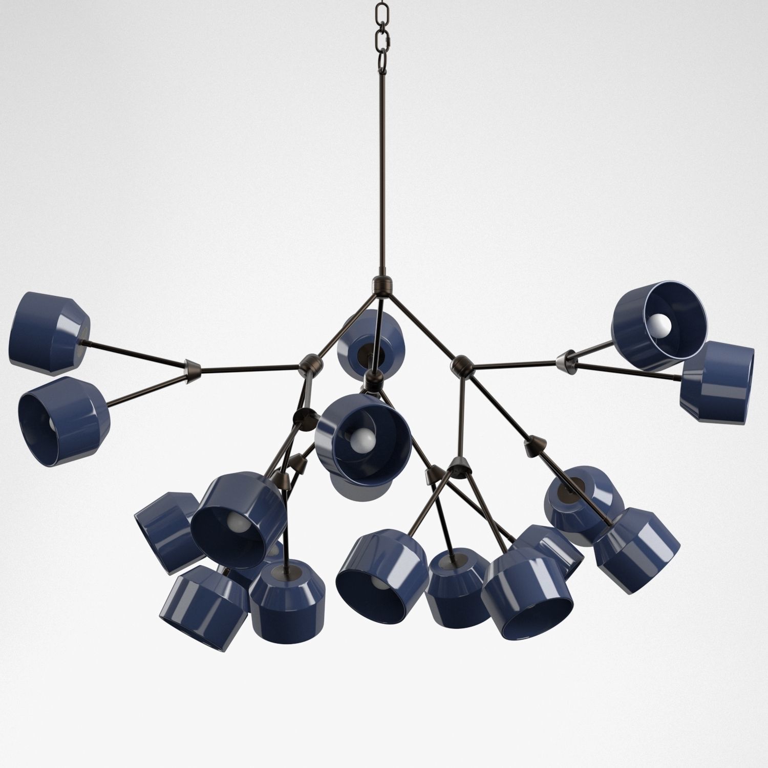 The Forchette 18 Chandelier 3D model_4