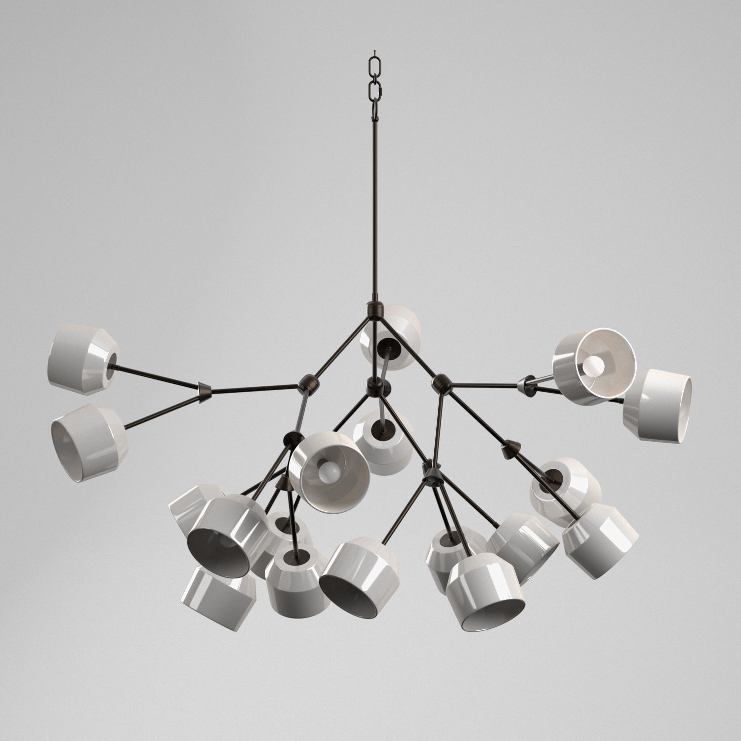 The Forchette 18 Chandelier 3D model_1