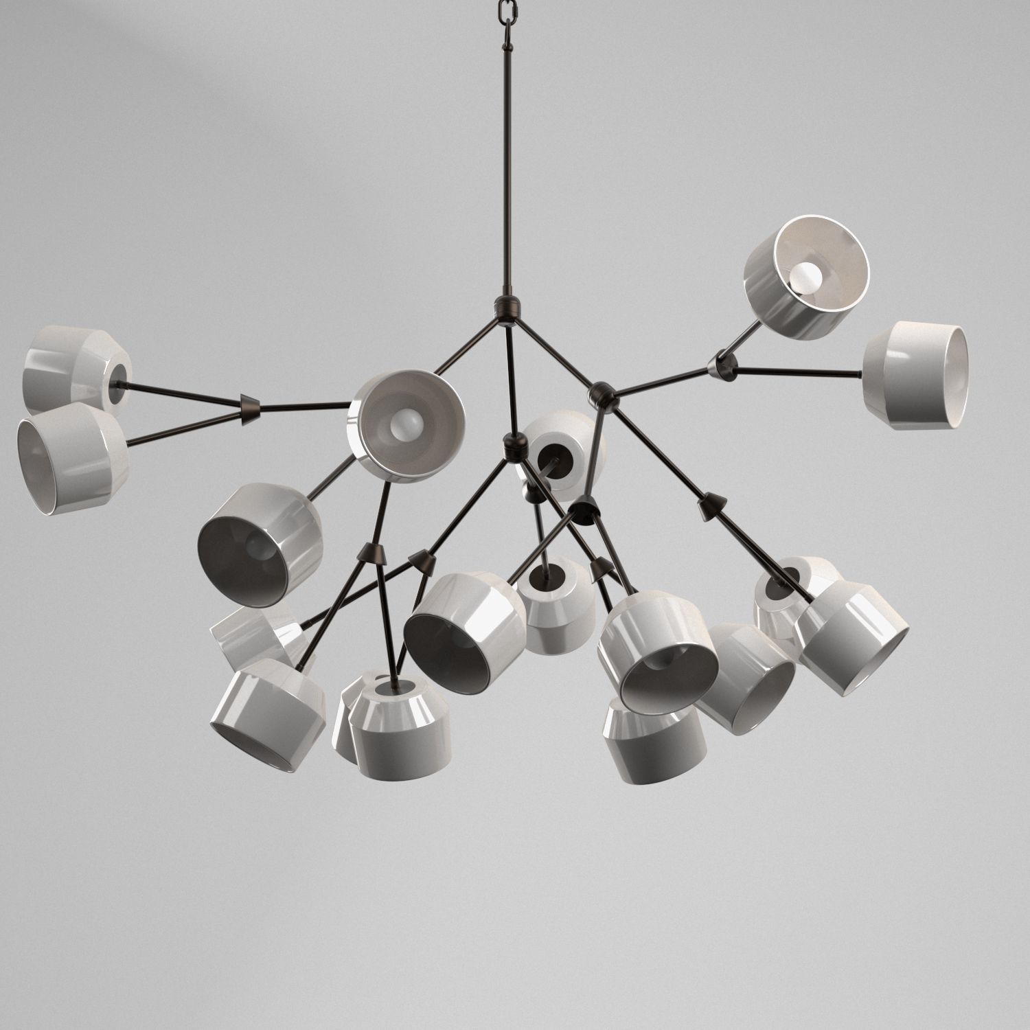 The Forchette 18 Chandelier 3D model_2