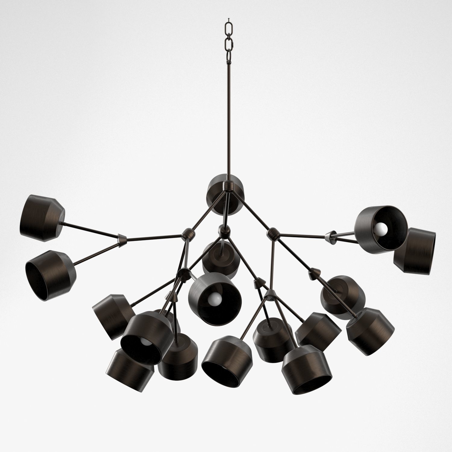 The Forchette 18 Chandelier 3D model_7