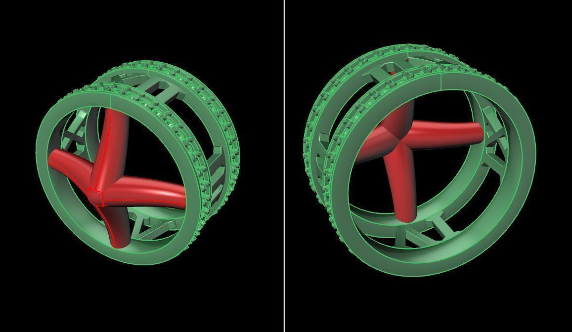 Roman Numeral Diamond Band Mix Size 3D print model_17