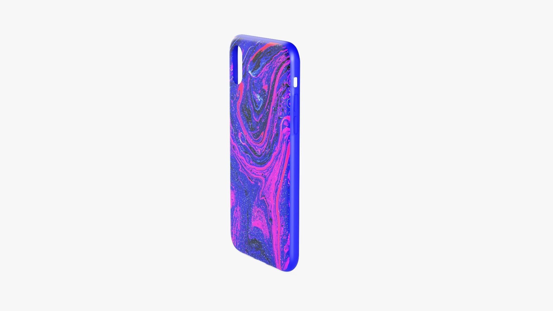iPhone XR Case 12 Low-poly 3D model_3