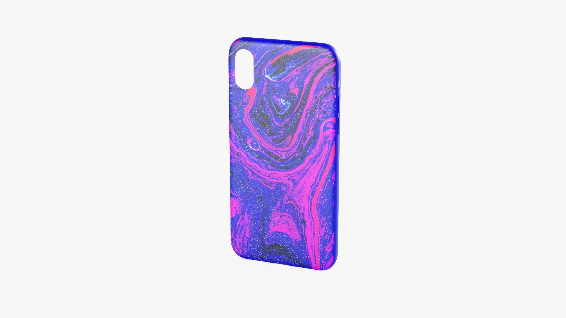 iPhone XR Case 12 Low-poly 3D model_11