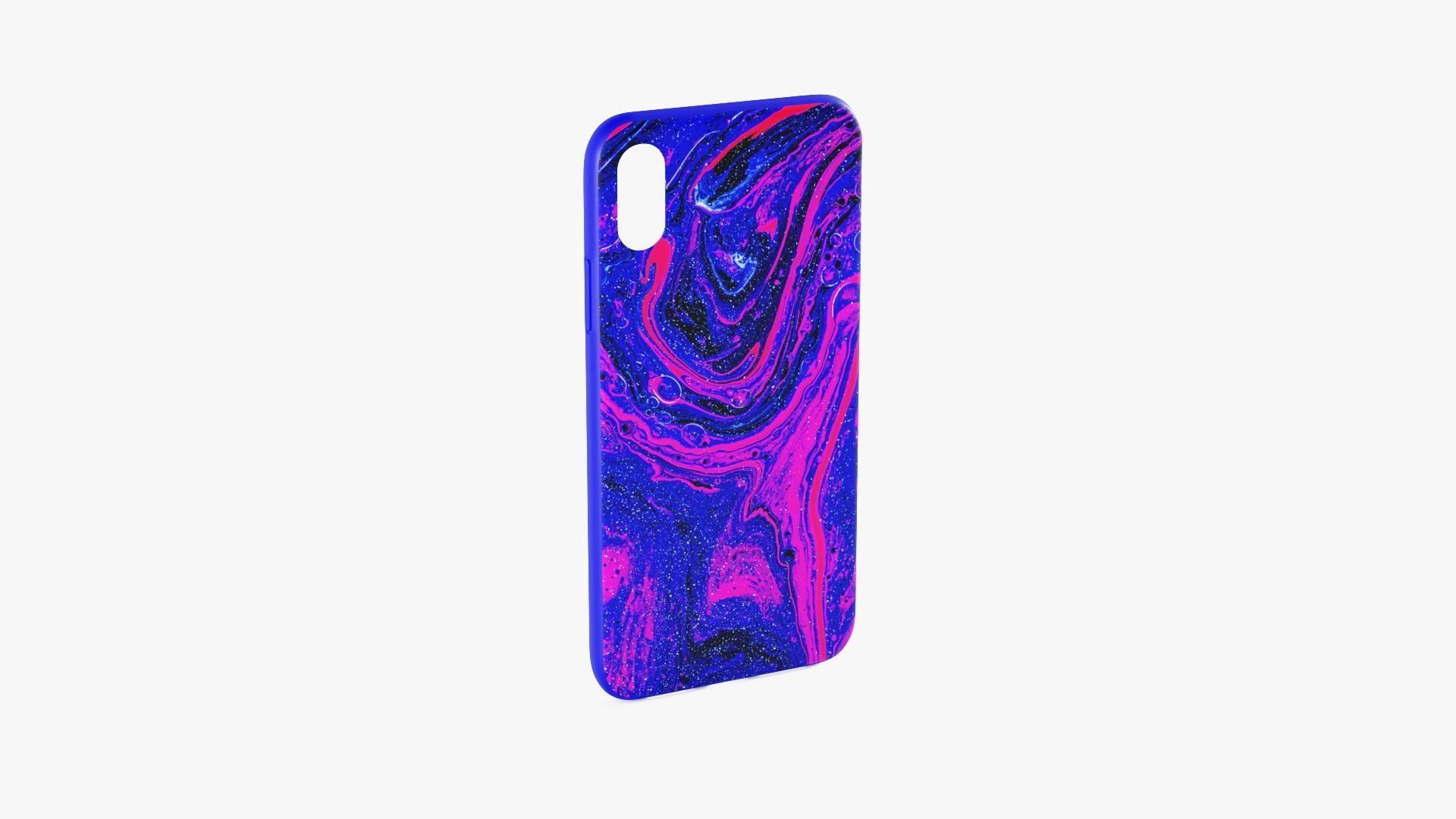 iPhone XR Case 12 Low-poly 3D model_8