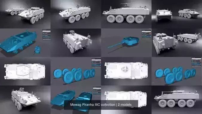 Mowag Piranha IIIC collection