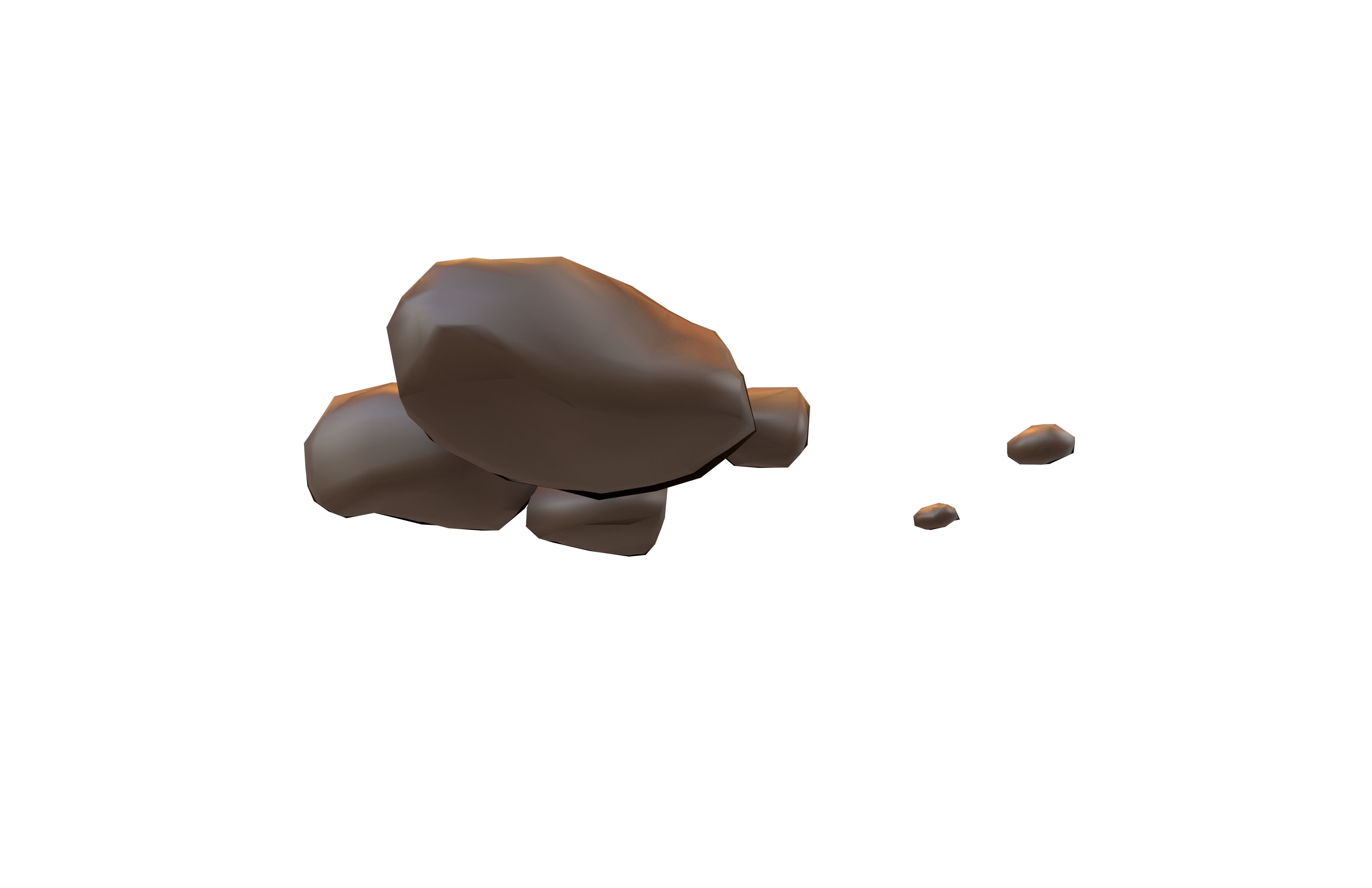 Rock 012 v9 Low-poly 3D model_3