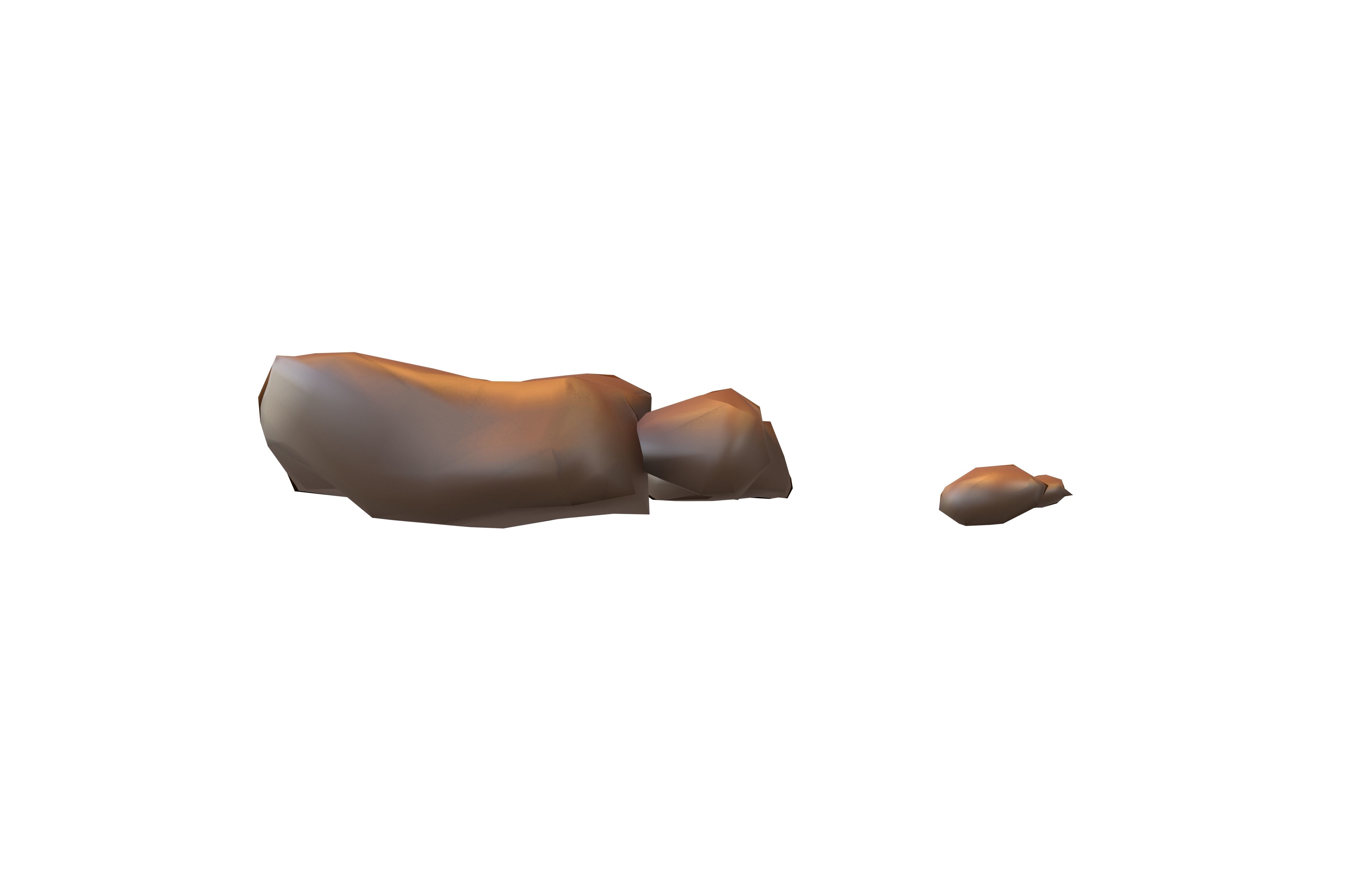 Rock 012 v9 Low-poly 3D model_1