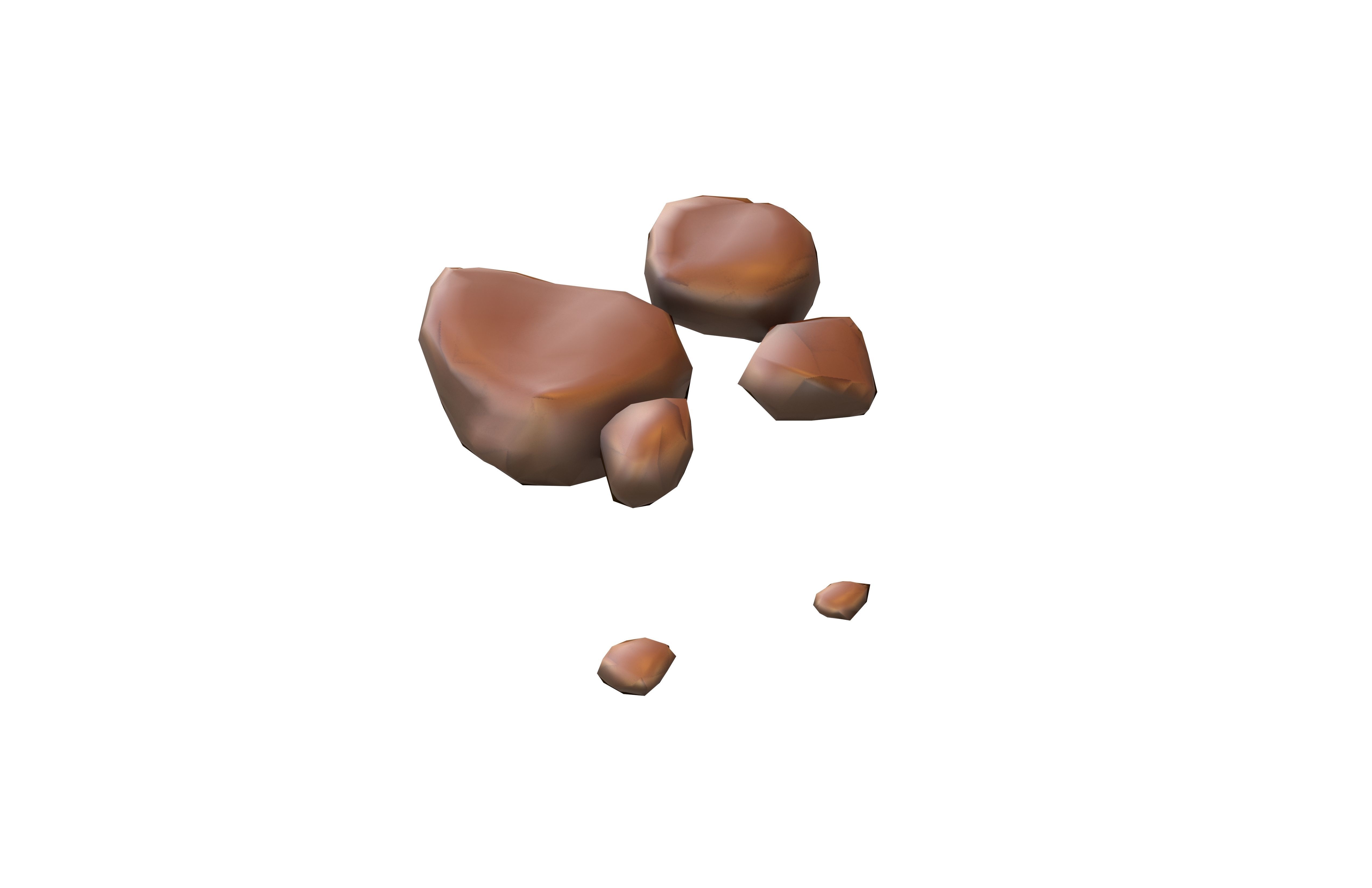 Rock 012 v9 Low-poly 3D model_2