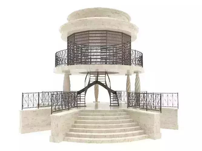 Antic Building 3D model