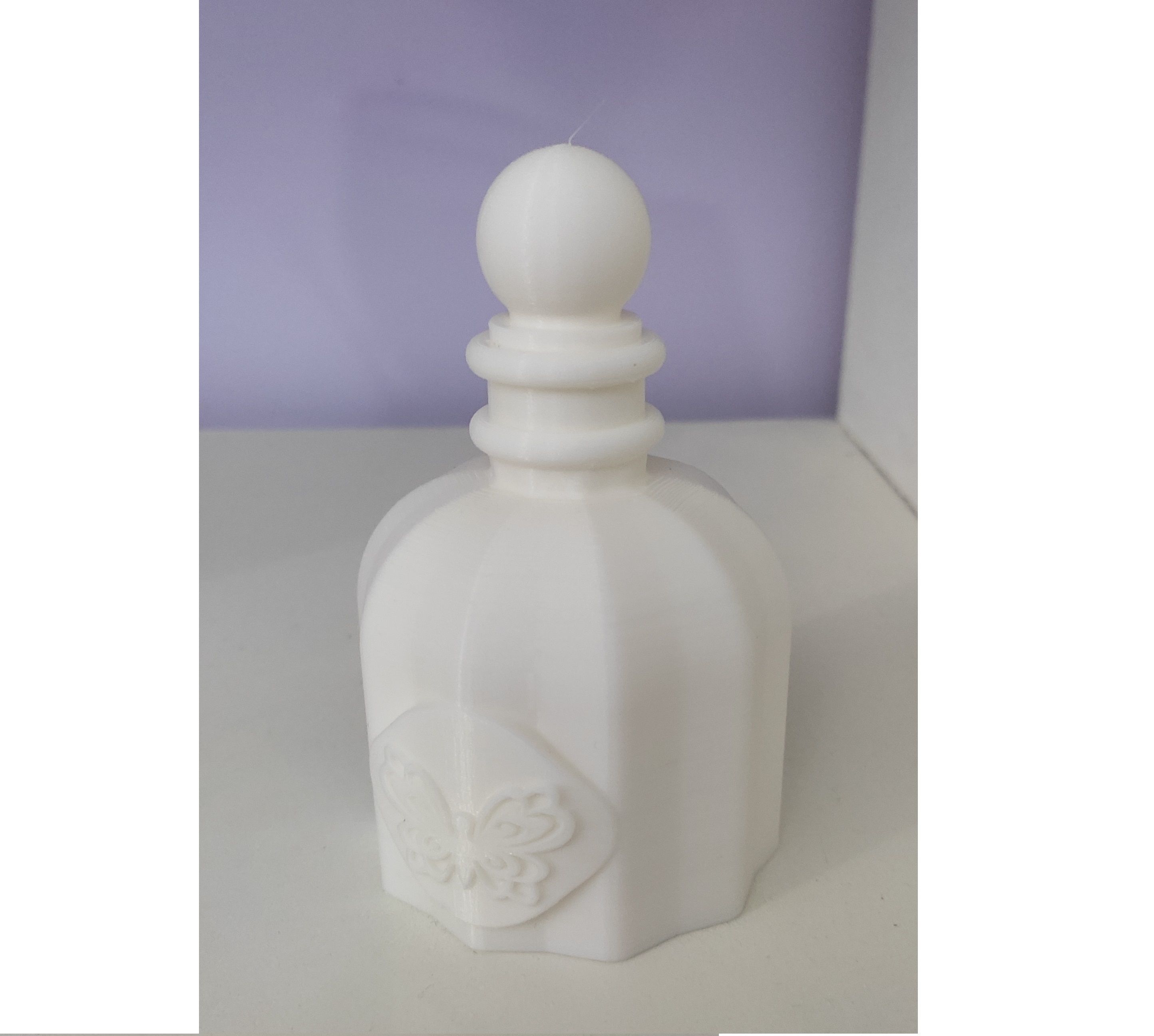  Perfume bottle candle silicone mold 3D print model_4
