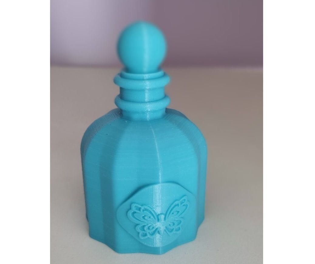  Perfume bottle candle silicone mold 3D print model_3