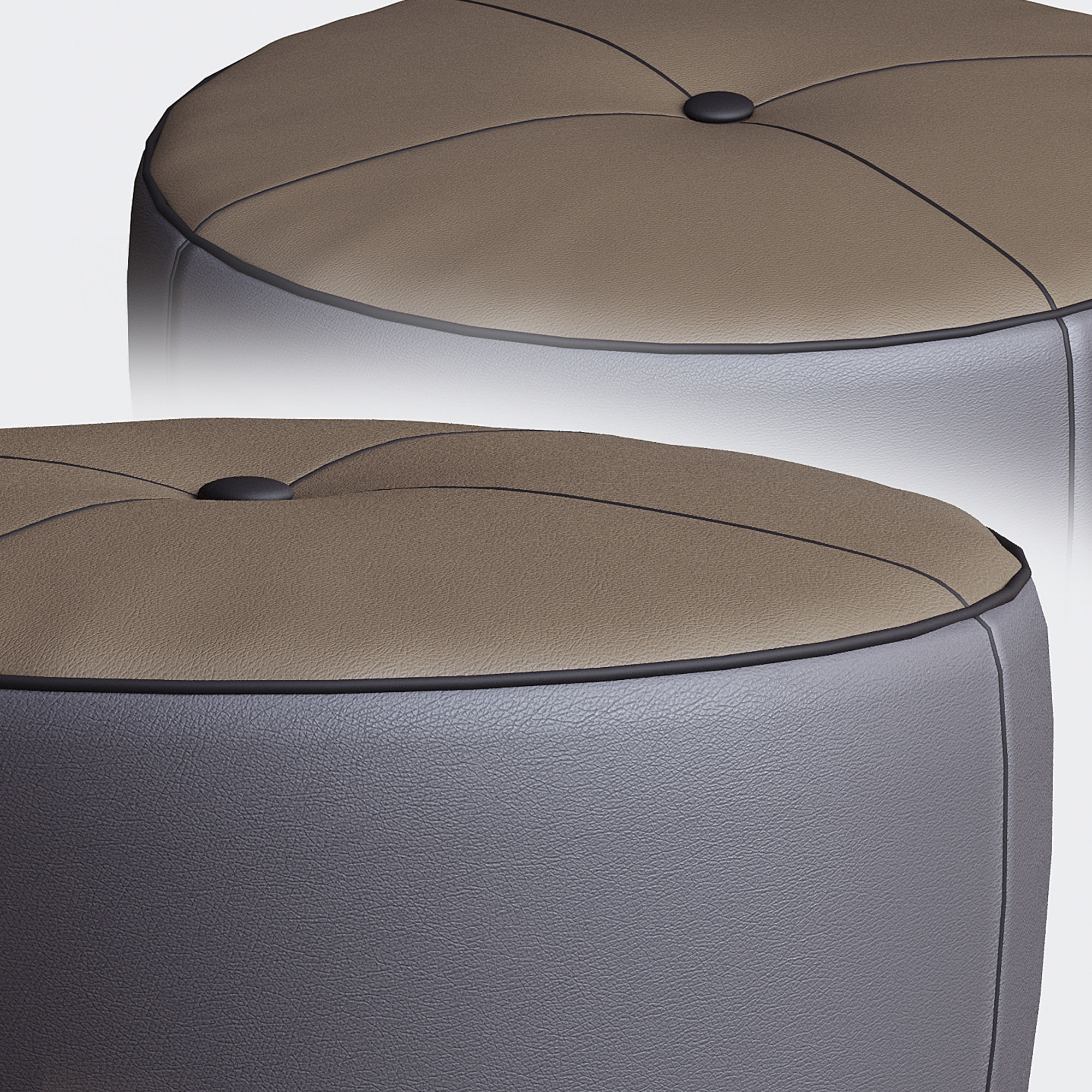 Pouf  corona render and visualisation 2014max  3D model_1