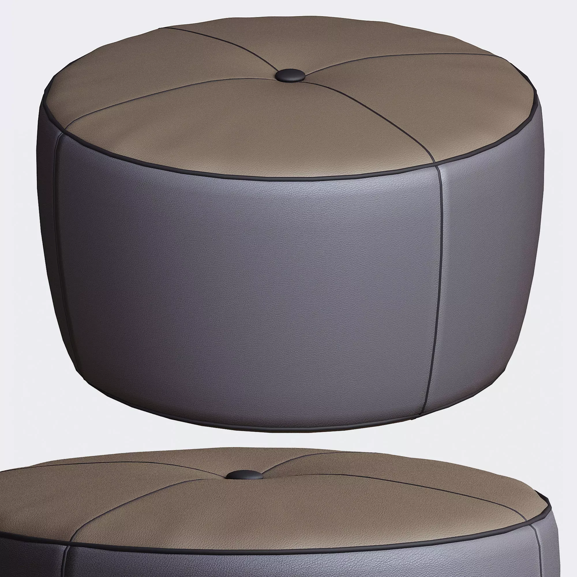 Pouf  corona render and visualisation 2014max  3D model_0