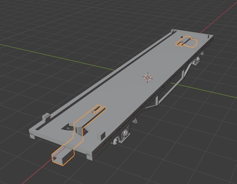 H0 1-87 scale Gbs 258 freight car 3D print model_10