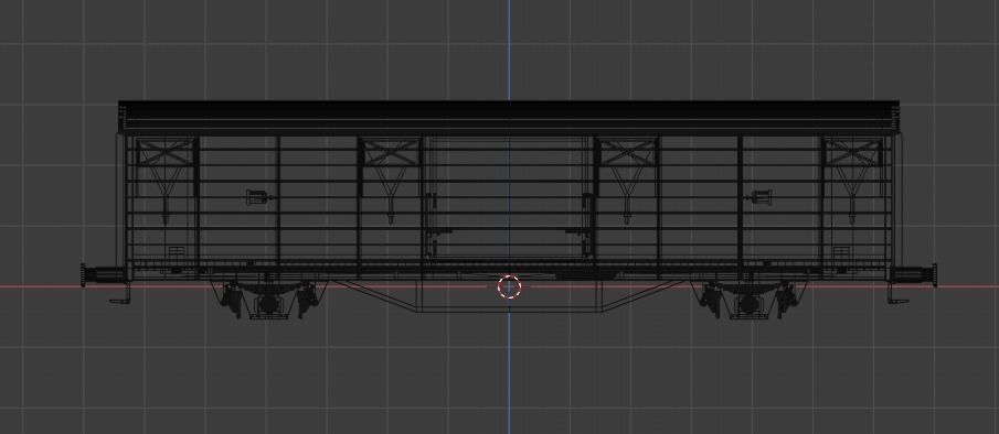 H0 1-87 scale Gbs 258 freight car 3D print model_2