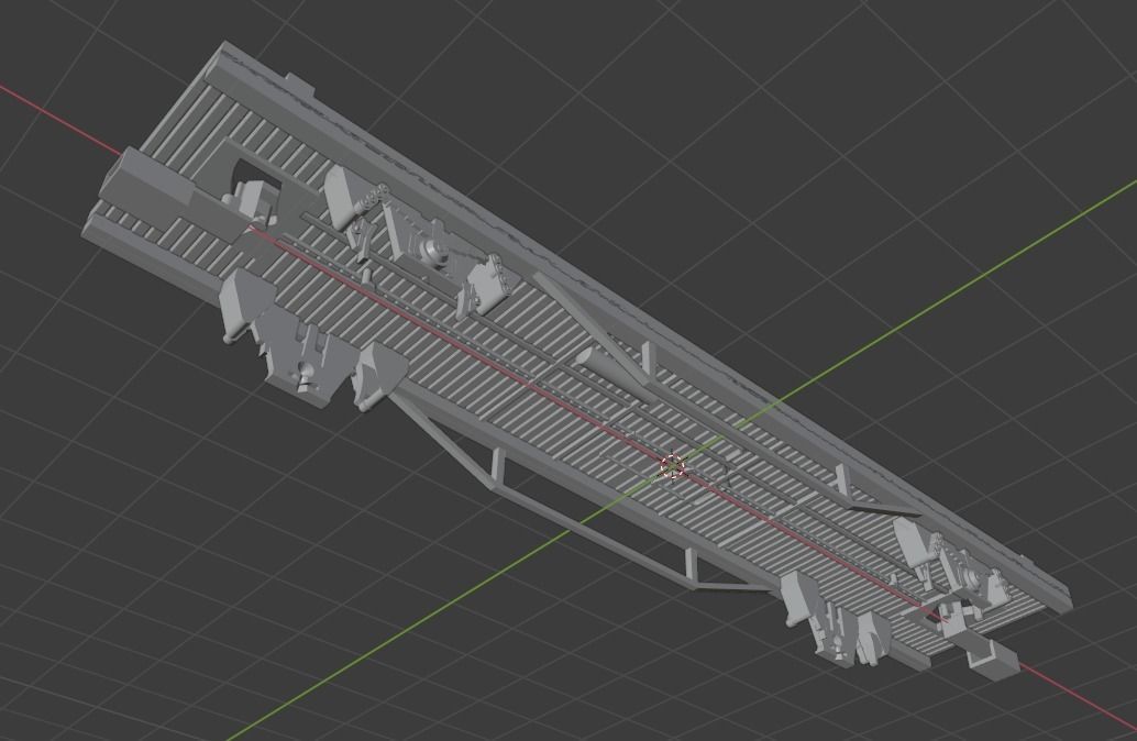H0 1-87 scale Gbs 258 freight car 3D print model_12