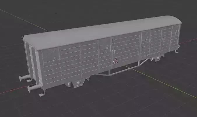 H0 1-87 scale Gbs 258 freight car