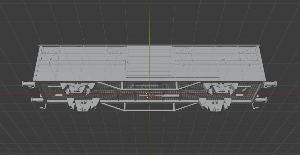 H0 1-87 scale Gbs 258 freight car 3D print model_5