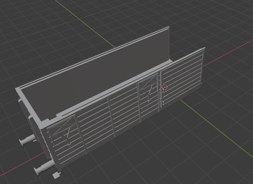 H0 1-87 scale Gbs 258 freight car 3D print model_9