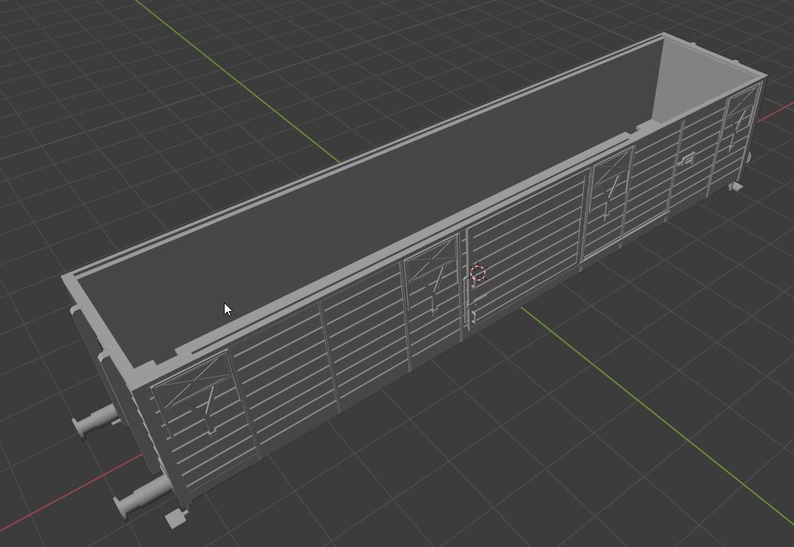 H0 1-87 scale Gbs 258 freight car 3D print model_7