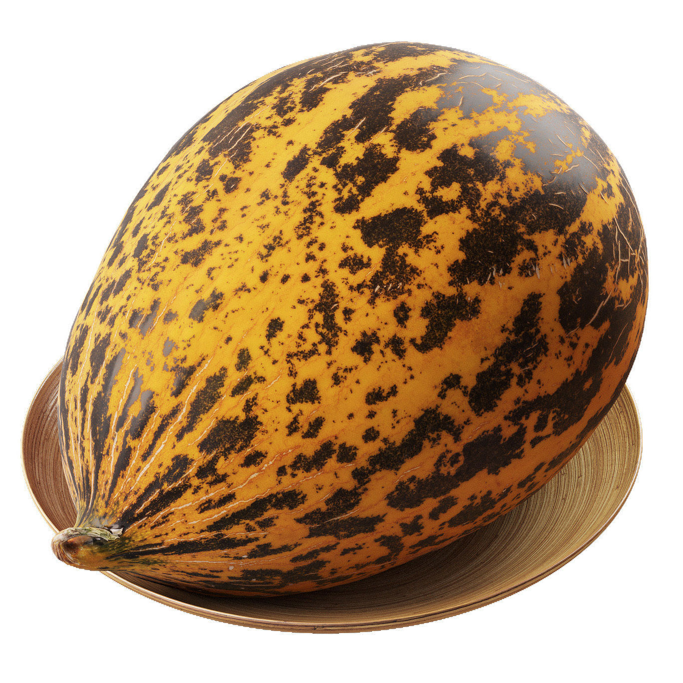 Turkish melon Kirkagach Low-poly 3D model_1