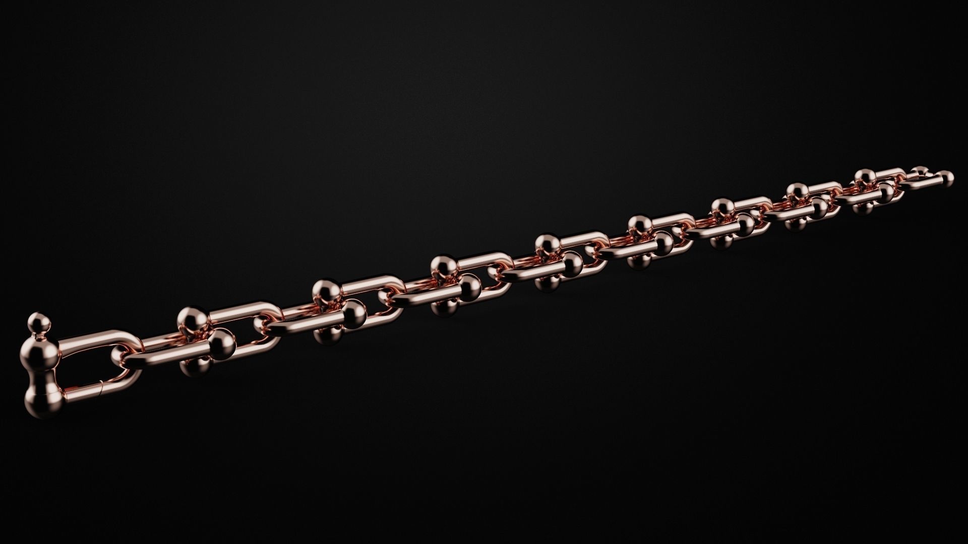 Chain tiffany 3D print model_1